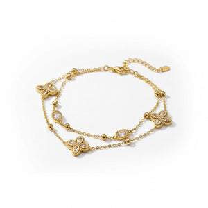 Clover Duo Layer Bracelet