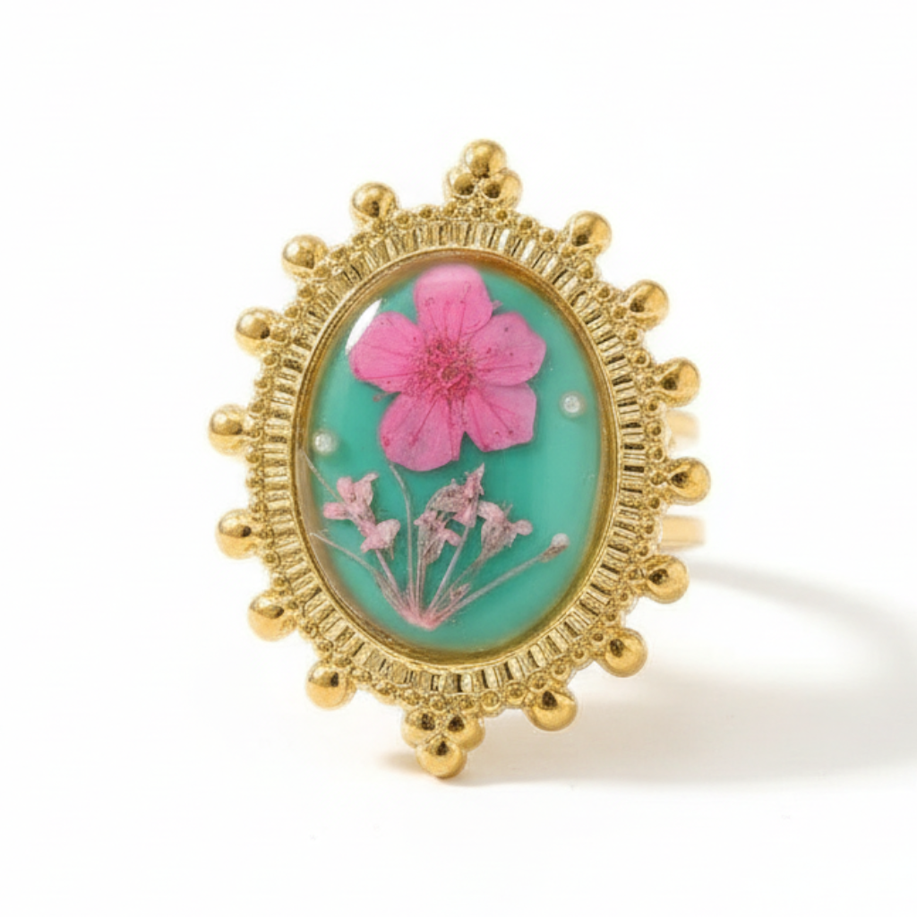 Flora Bloom Resin Ring