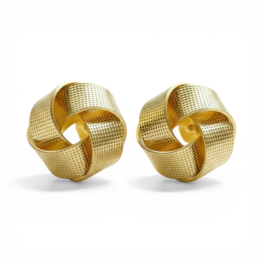 Nova Woven Knot Earrings