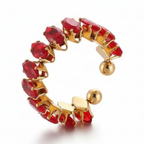 Crimson Eye Statement Ring