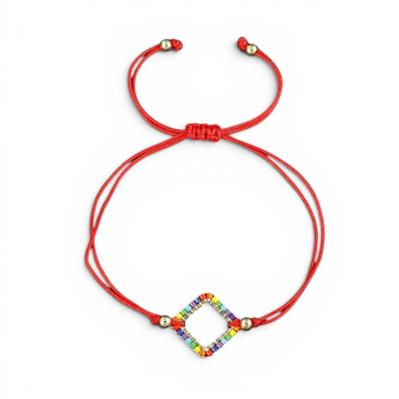 Rainbow Rakhi Bracelet