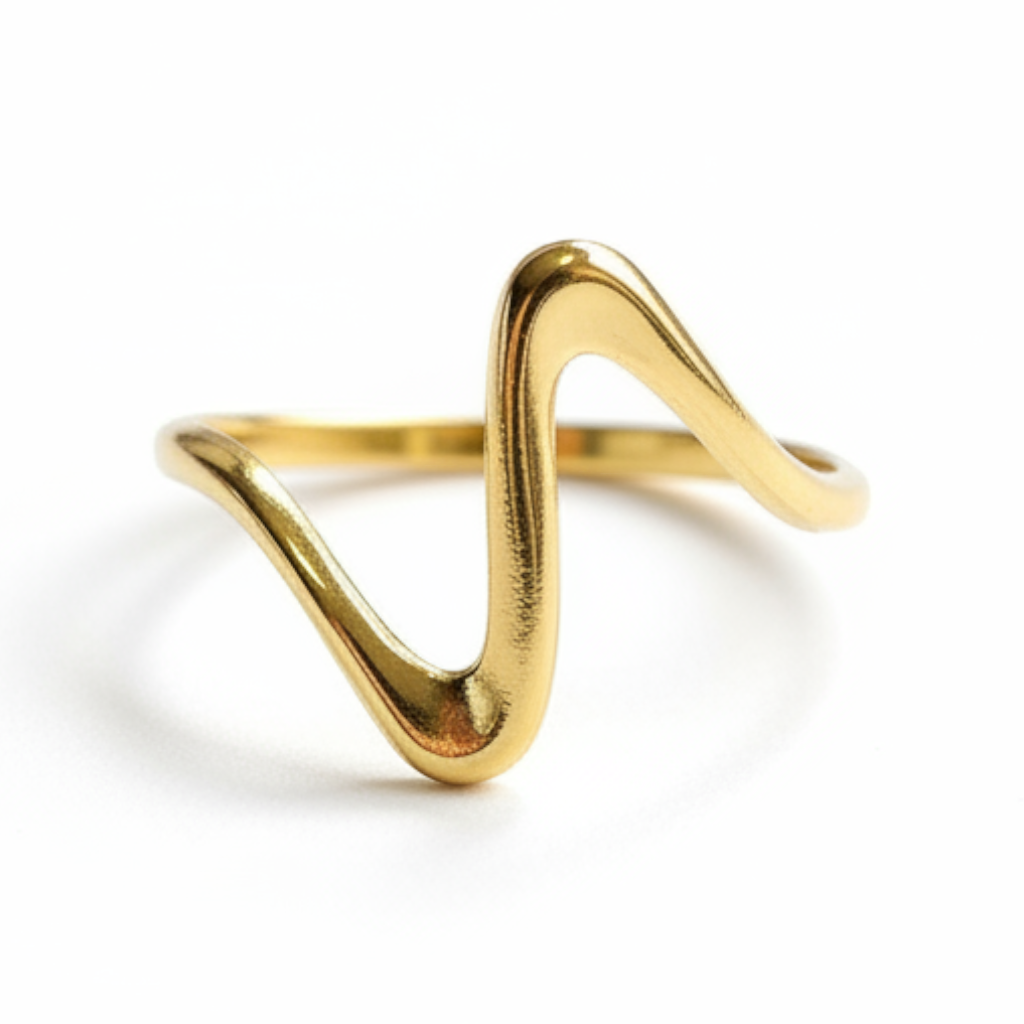 Zara Wave Adjustable Ring