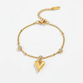 Lena Puff Heart Bracelet
