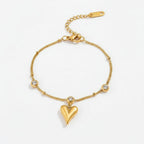 Lena Puff Heart Bracelet