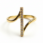 Ava Arc Glow Ring