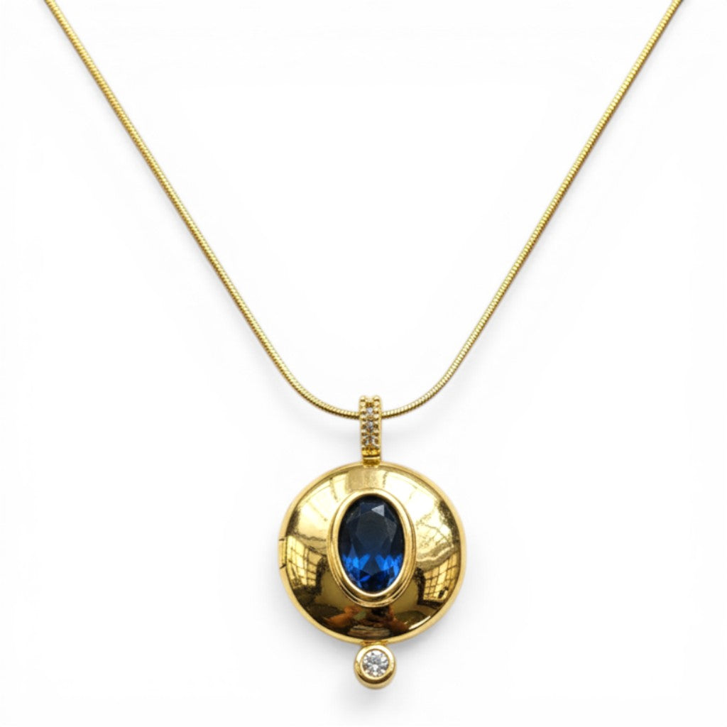 Luna Orbit Locket Necklace