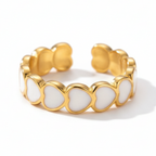 Opal Heart Whisper Ring