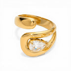 Luz Halo Open Ring