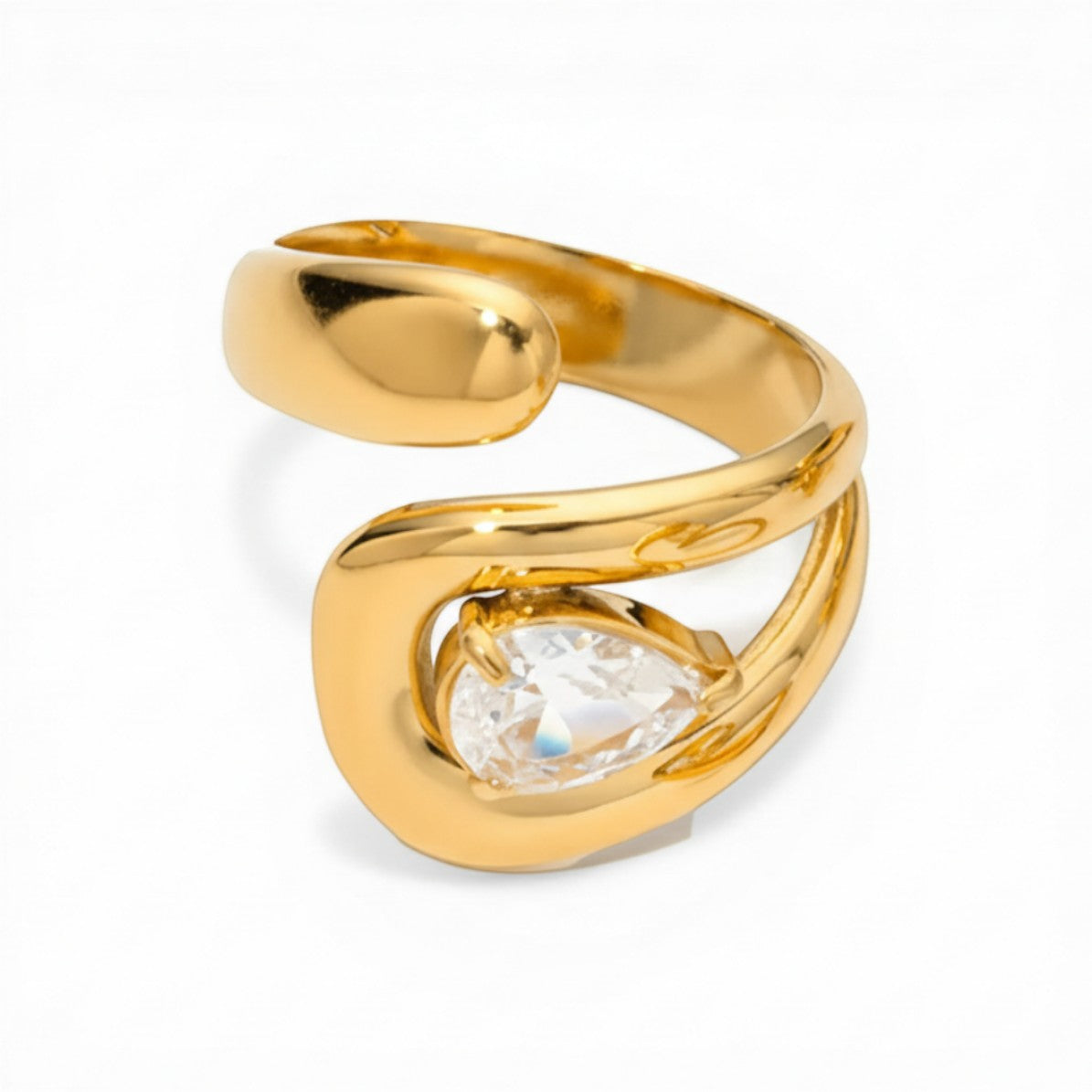 Luz Halo Open Ring