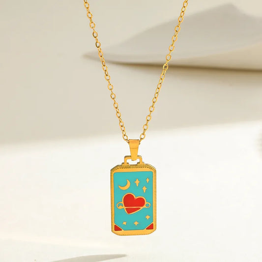 Luna Amor Tarot Pendant Necklace