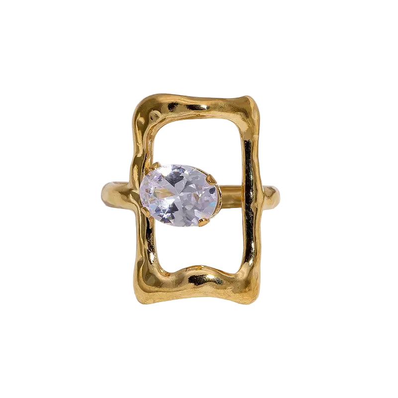 Elena Frame Open Ring