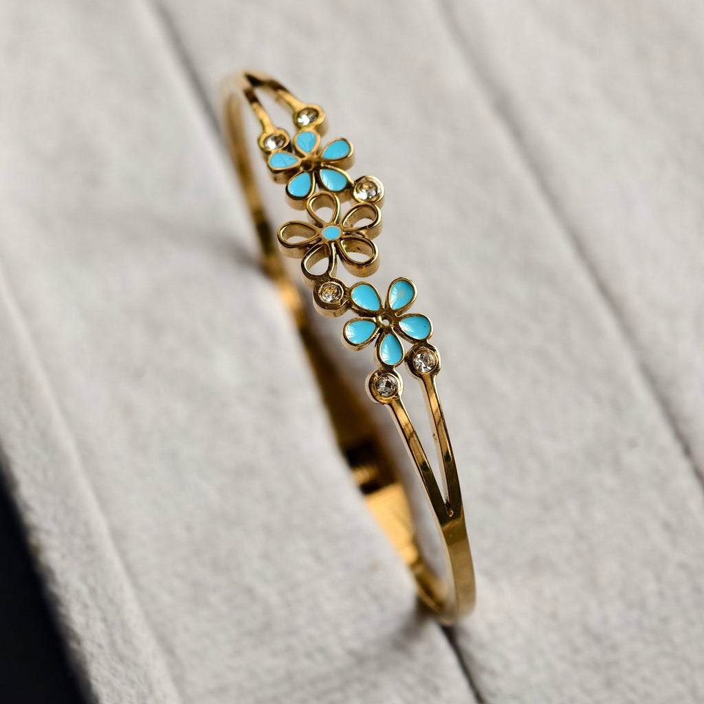 Blossom Sky Enamel Bangle