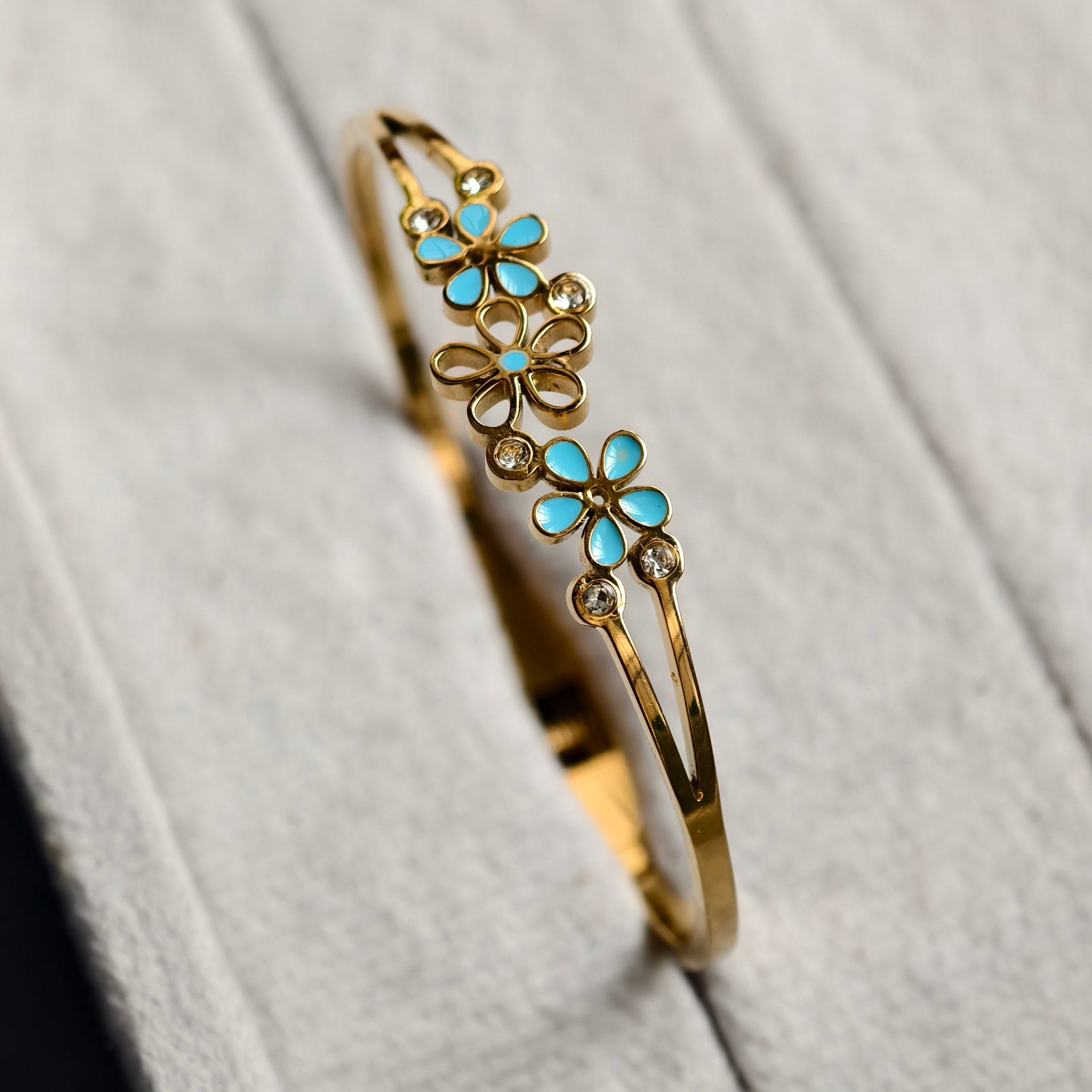 Blossom Sky Enamel Bangle