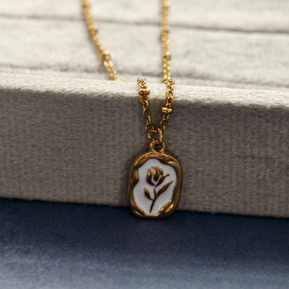 Bloom Medallion Floral Necklace