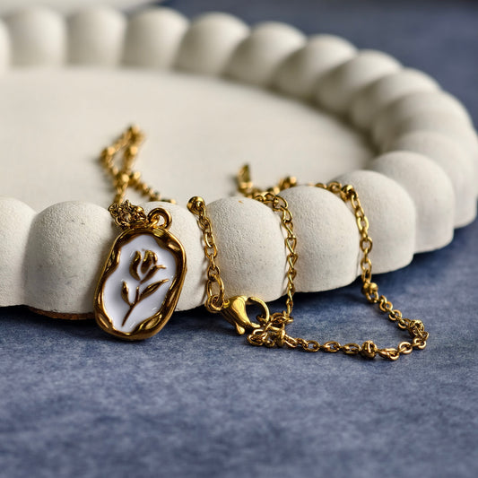 Bloom Medallion Floral Necklace