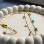 Jewel Confetti Rectangle Necklace
