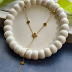 Four Leaf Glow Y-Necklace