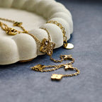 Four Leaf Glow Y-Necklace
