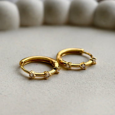 Lumi Sparkle Mini Hoops