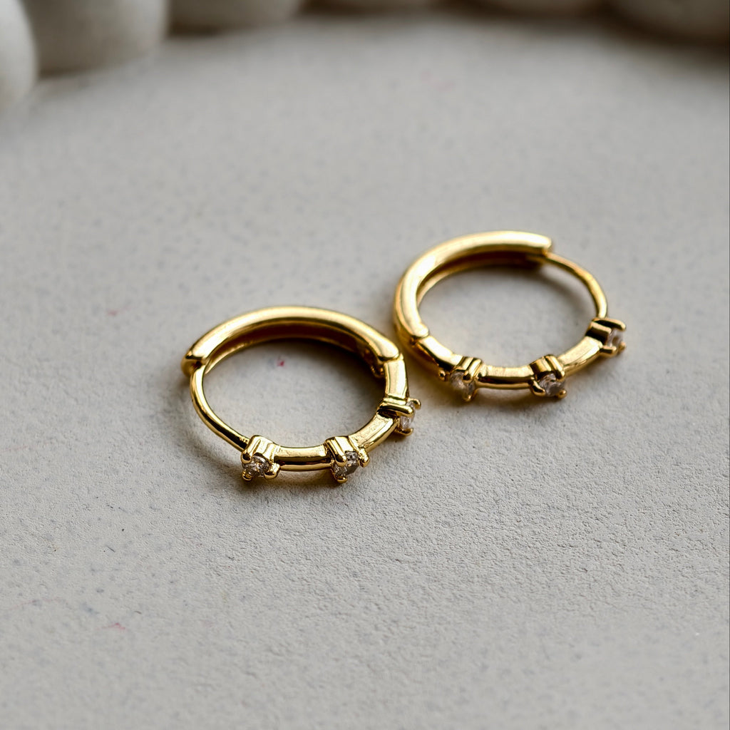 Lumi Sparkle Mini Hoops