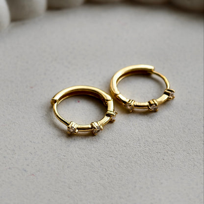 Lumi Sparkle Mini Hoops