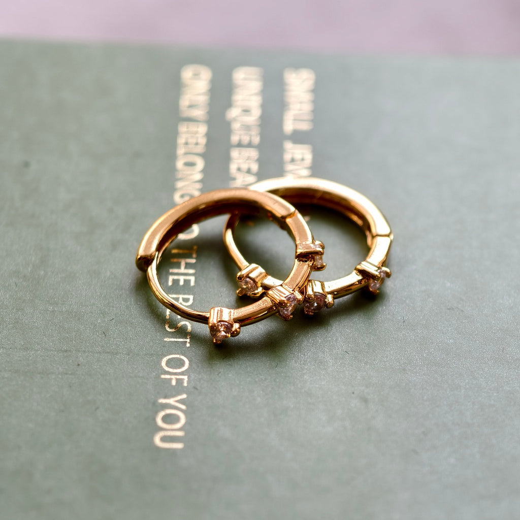 Lumi Sparkle Mini Hoops