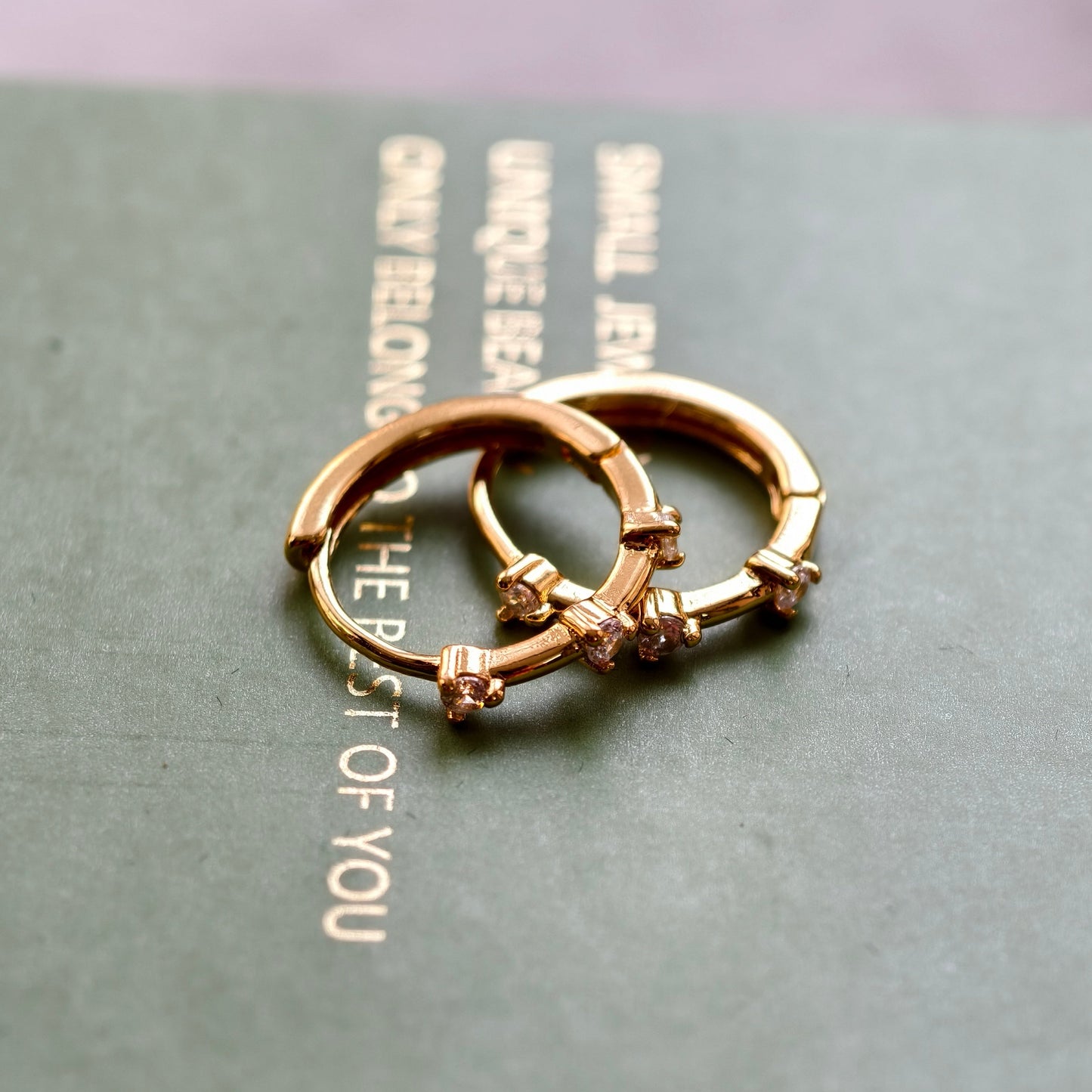 Lumi Sparkle Mini Hoops