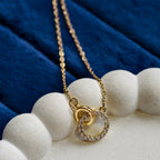 Mila Circle Link Necklace