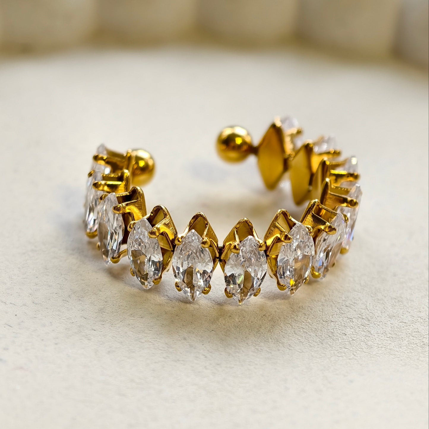 Aria Marquise Crown Ring