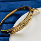 Cleo Geo Zip Bangle