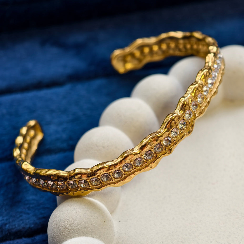 Sera Serpent Wave Cuff