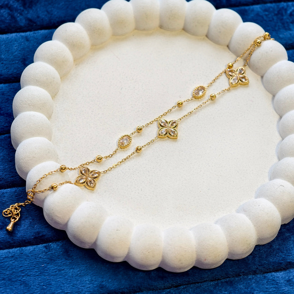 Clover Duo Layer Bracelet