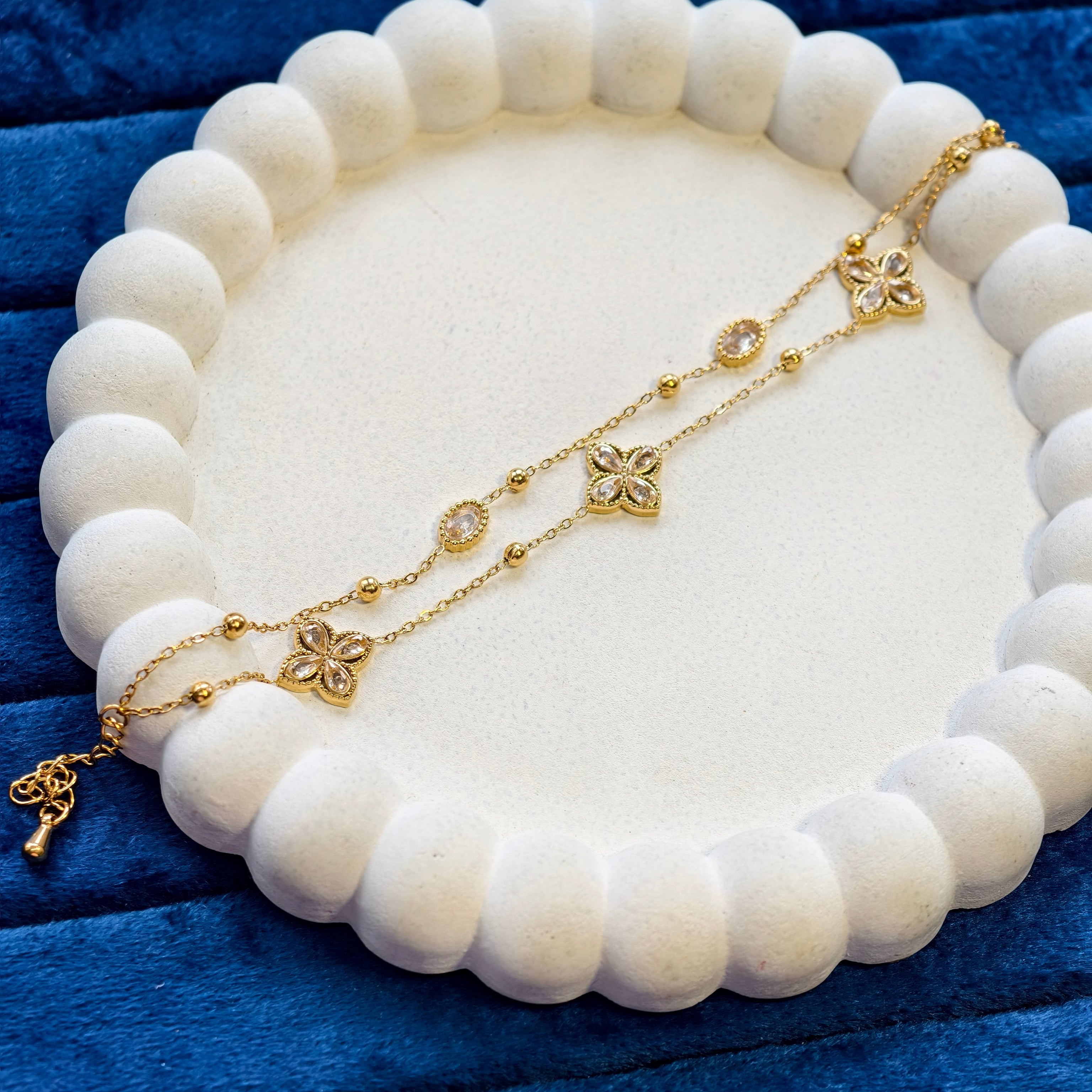Clover Duo Layer Bracelet