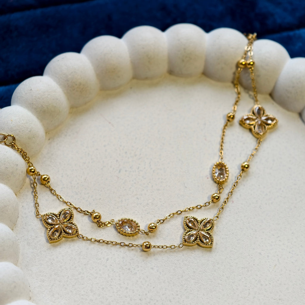 Clover Duo Layer Bracelet