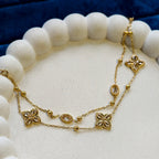 Clover Duo Layer Bracelet
