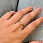 Grace Floral Zircon Ring