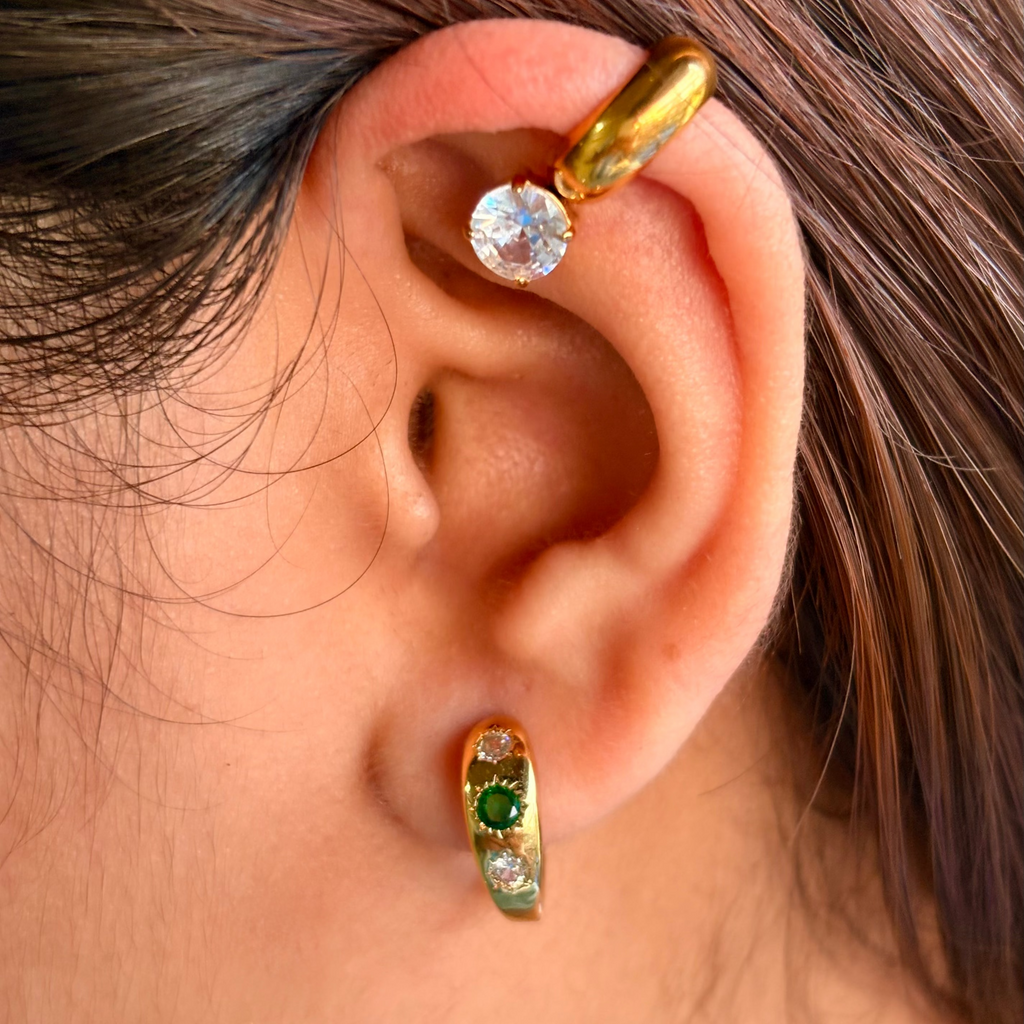 Noor Zircon Ear Cuffs