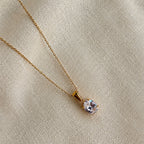 Chloe Oval Zircon Necklace
