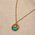 Selene Turtle Pendant Necklace
