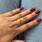 Anaya Devil’s Eye Open Ring