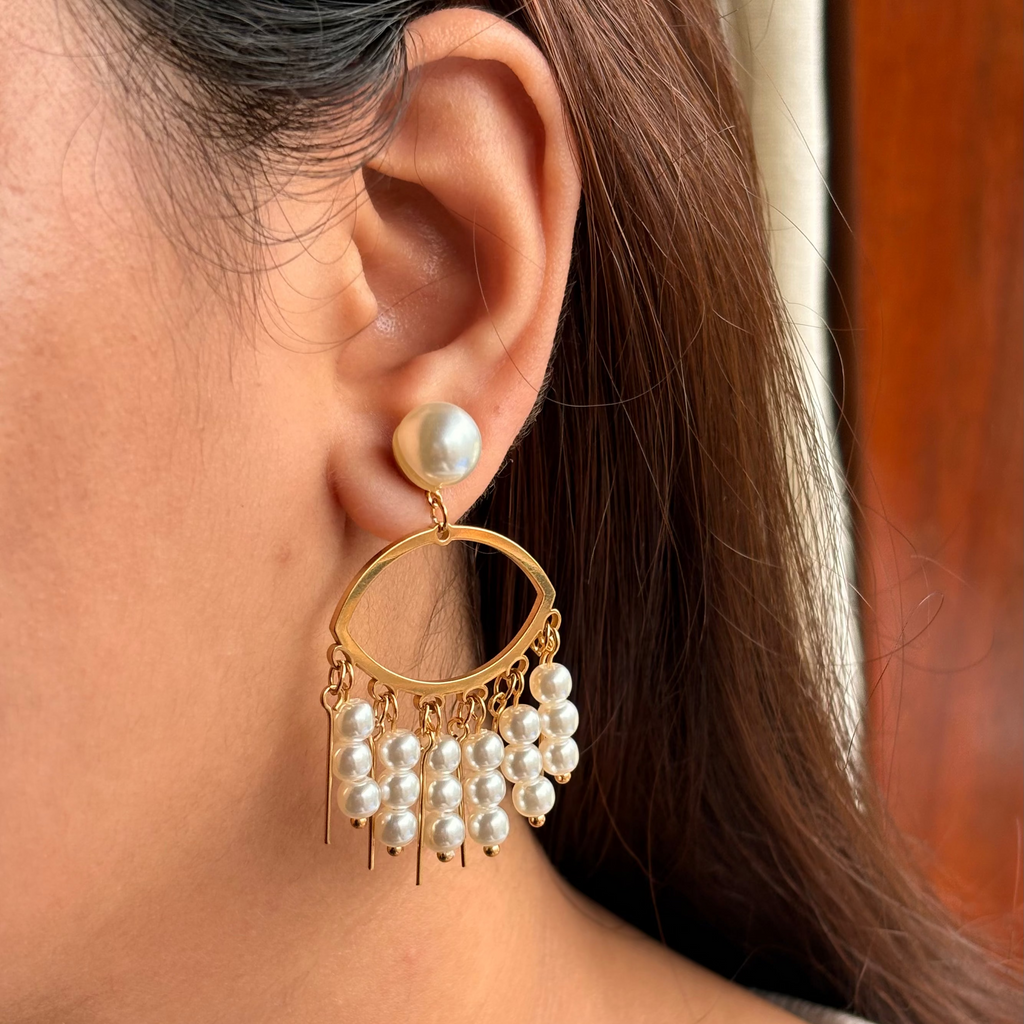 Luna Pearl Drop Earrings