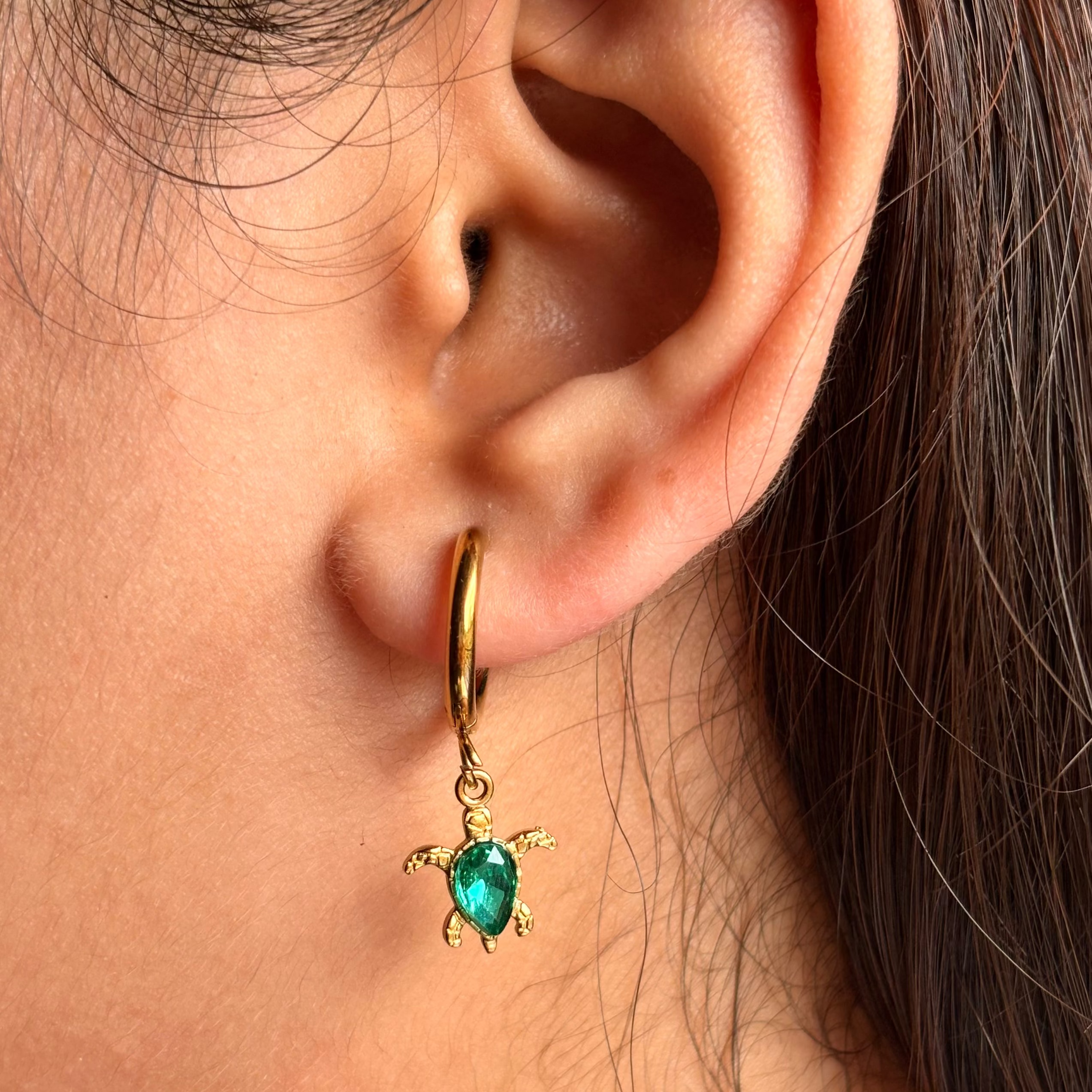 Marina Turtle Earrings