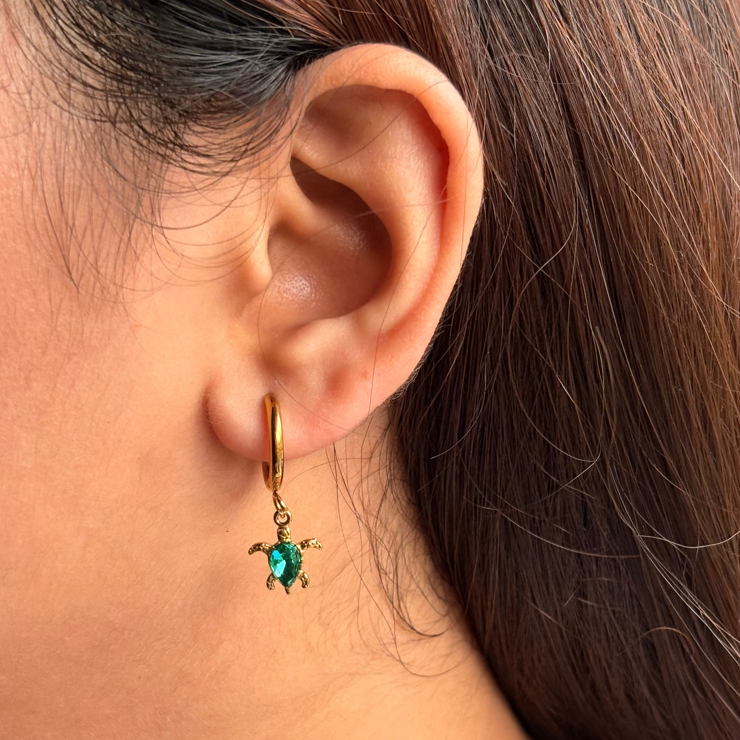 Marina Turtle Earrings