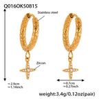 Clara Luxurious Zircon Tassel Earrings