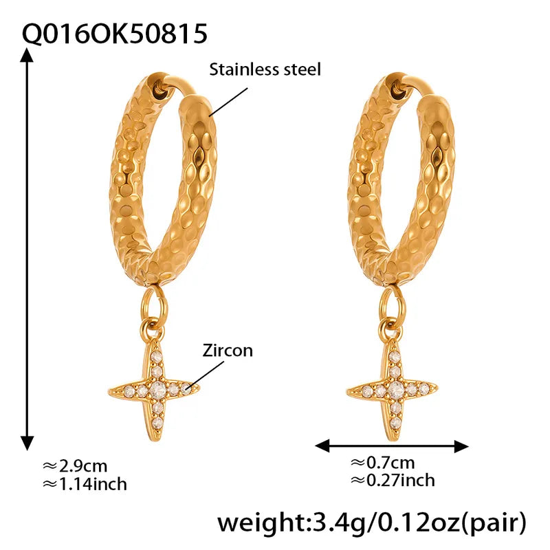 Clara Luxurious Zircon Tassel Earrings