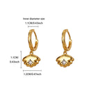 Celeste Zircon Charm Earrings
