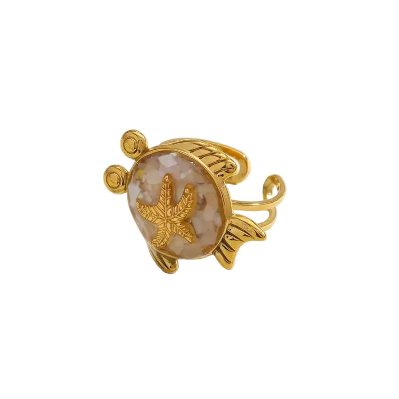 Mira Starfish Open Ring