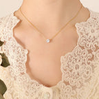 Solitaire Glow Promise Necklace