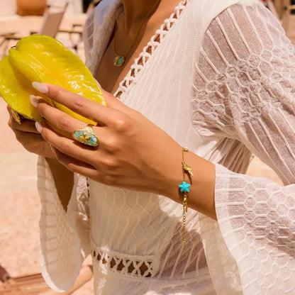 Aria Opal Starfish Ring