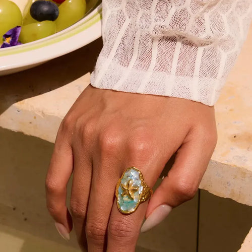 Aria Opal Starfish Ring